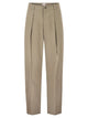A.p.c. Tailored Cotton Trousers With Pleats