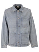 A.p.c. Cotton Denim Jacket With Patch Pockets