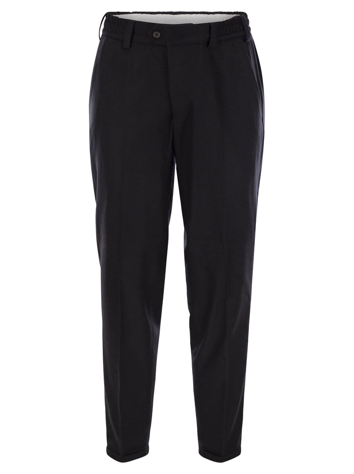 Pt Torino The Rebel - Wool And Cashmere Trousers