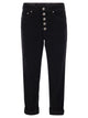 Dondup Koons - Multi-Striped Velvet Trousers With Jewelled Buttons