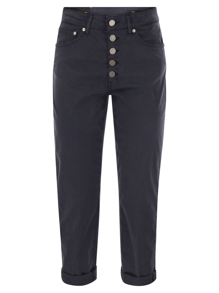 Dondup Koons - Loose-Fitting Jeans In Lyocell And Stretch Cotton