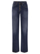 Dondup Jacklyn - Wide-Leg Stretch Denim Jeans