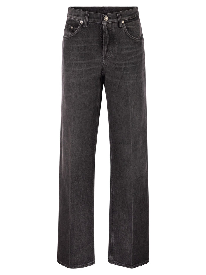 Dondup Jacklyn - Skinny Fit Washed Denim Jeans