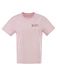 Mc2 Saint Barth Cotton T-Shirt With Embroidered Front Detail