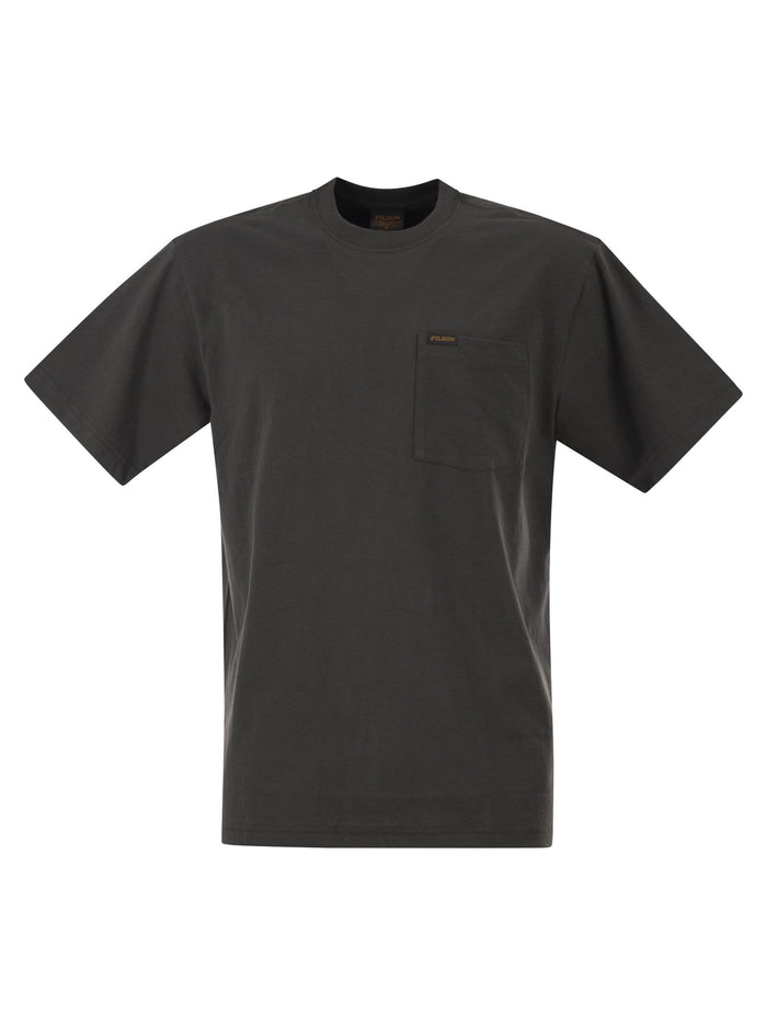 Filson Cotton T-Shirt With Patch Pocket