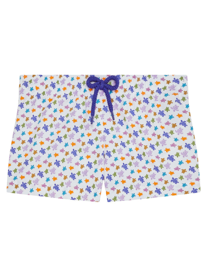 Vilebrequin Girls’ Swim Shorts With Turtle Print