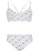 Vilebrequin Girls’ Bikini With Multicolour Turtle Print