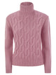 Mc2 Saint Barth Giverny - Cable-Knit Turtleneck Jumper