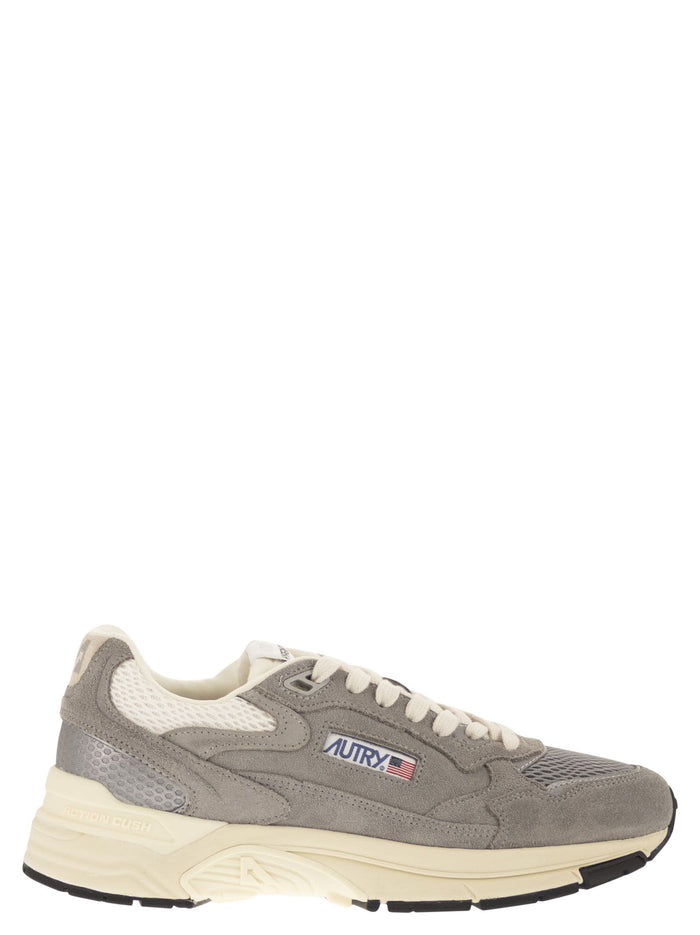 Autry Hyperway - Suede And Mesh Trainers