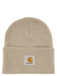 Carhartt Hat With Turn-Up And Logo Label