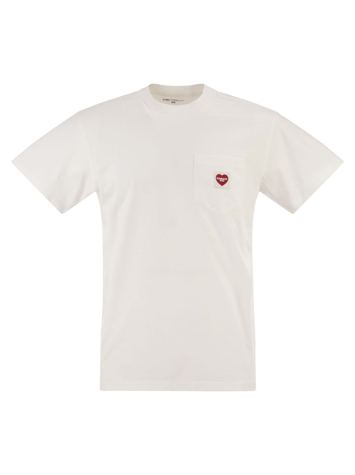 Carhartt T-Shirt With Pocket And Heart Label
