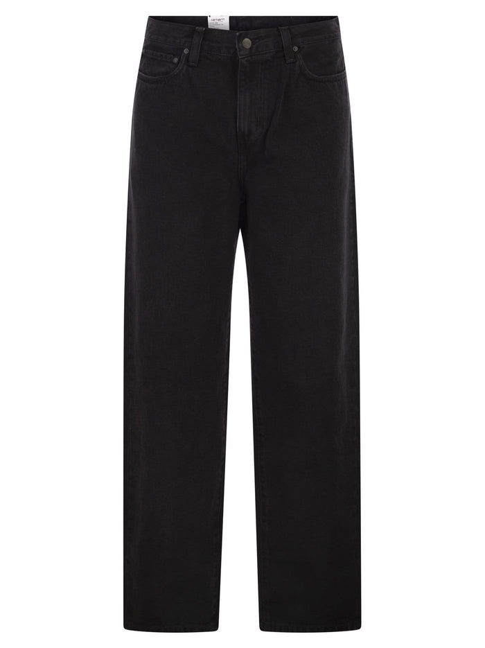 Carhartt Aaron - Relaxed Fit Black Denim Jeans