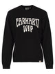 Carhartt Cotton Crew Neck Jumper With Jacquard Logo