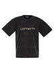 Carhartt Organic Cotton T-Shirt With Spray Effect Logo