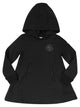 Moncler Hooded Cotton Dress With Crystal Logo