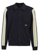 Autry Knitted Jacket With Buttons And Side Stripes
