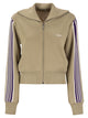 Autry Knitted Tennis-Style Zip Sweatshirt