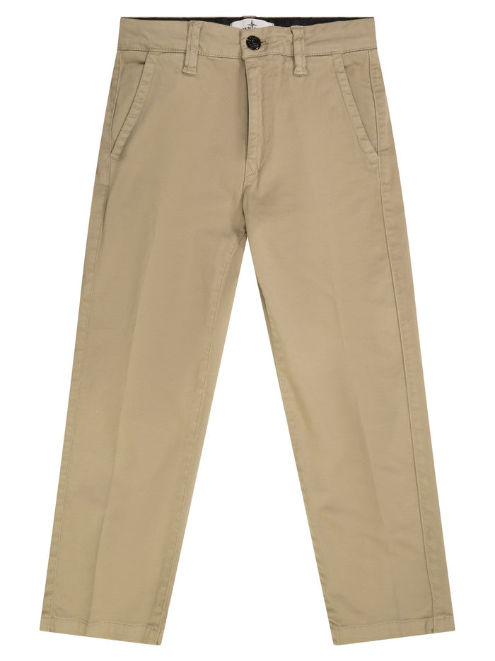 Stone Island Chino Trousers With Compass Patch