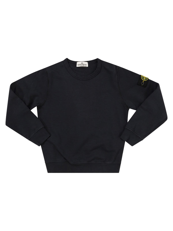 Stone Island Crewneck Sweatshirt With Overlock Seams