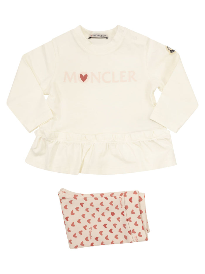 Moncler Cotton Set With Heart Print
