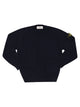 Stone Island Crew Neck Jumper With Raised Stitching