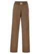 Elisabetta Franchi Knitted Trousers With Shiny Viscose Stripes