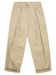 Moncler Trousers With Pleats In Stretch Cotton Gabardine
