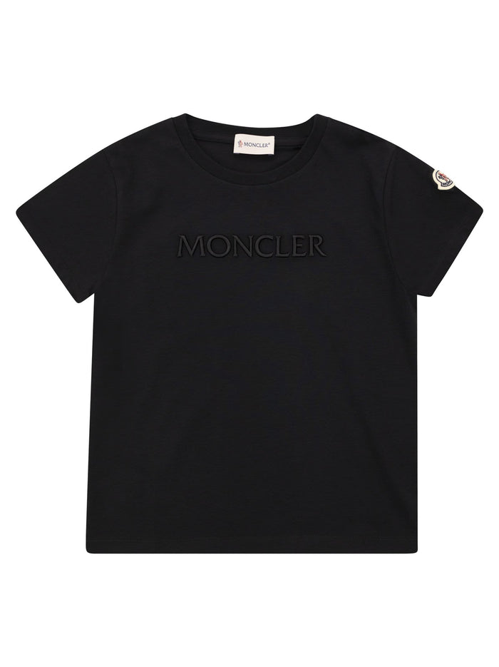 Moncler Cotton T-Shirt With Embroidered Logo