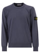 Stone Island Crew Neck Jumper With Small Lapel