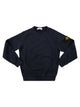 Stone Island Regular Fit Crew Neck Sweatshirt With Ribbed Edges