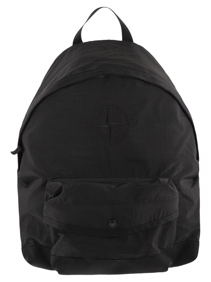 Stone Island Backpack With Pockets And Padded Shoulder Straps