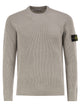 Stone Island Crew-Neck Jumper With Ribbed Edges