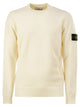 Stone Island Crew-Neck Jumper With Reverse Stitch Details