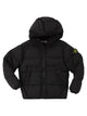 Stone Island Stretch Nylon Hooded Down Jacket With Compass Badge