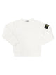 Stone Island Crew Neck Sweatshirt With Ribbed Side Panels