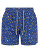 Mc2 Saint Barth Lightweight Fabric Swim Boxer Shorts With Print