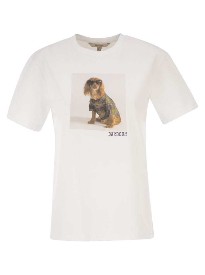 Barbour Marine - Cotton T-Shirt With Print