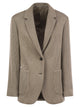 Brunello Cucinelli Sparkling English Rib Cotton And Viscose Knitted Jacket With Monili