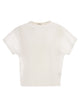 Brunello Cucinelli Cotton T-Shirt With Sleeves And Transparent Side Inserts