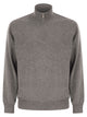 Brunello Cucinelli Cashmere Turtleneck Sweater With Zipper