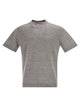 Brunello Cucinelli Linen And Cotton Crew Neck T-Shirt