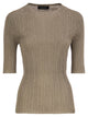 Fabiana Filippi Ribbed Lurex Viscose Sweater