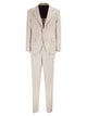 Brunello Cucinelli Silk Suit With Three-Button Blazer
