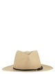 Brunello Cucinelli Straw Fedora With Precious Leather Band