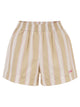 Mc2 Saint Barth Meave - Striped Cotton Shorts