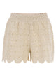 Mc2 Saint Barth Lace Shorts With Sequins