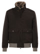 Brunello Cucinelli Padded Bomber Jacket With Shearling Collar And Tailored Details
