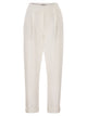 Brunello Cucinelli Stretch Cotton Gabardine Jogging Trousers