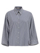 Brunello Cucinelli Vertical Striped Cotton Shirt