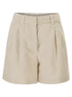 Brunello Cucinelli Cotton And Linen Shorts With Jewellery